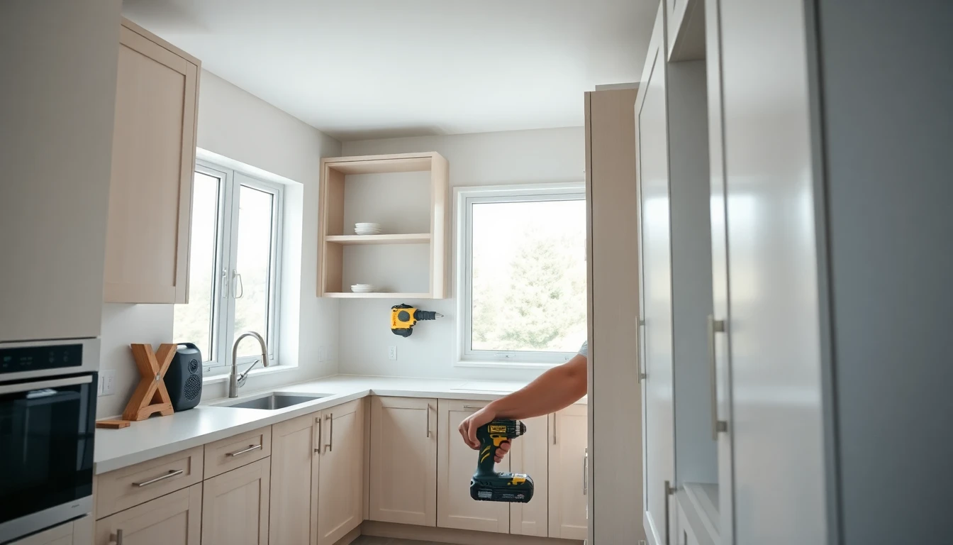 Custom Cabinet Installation